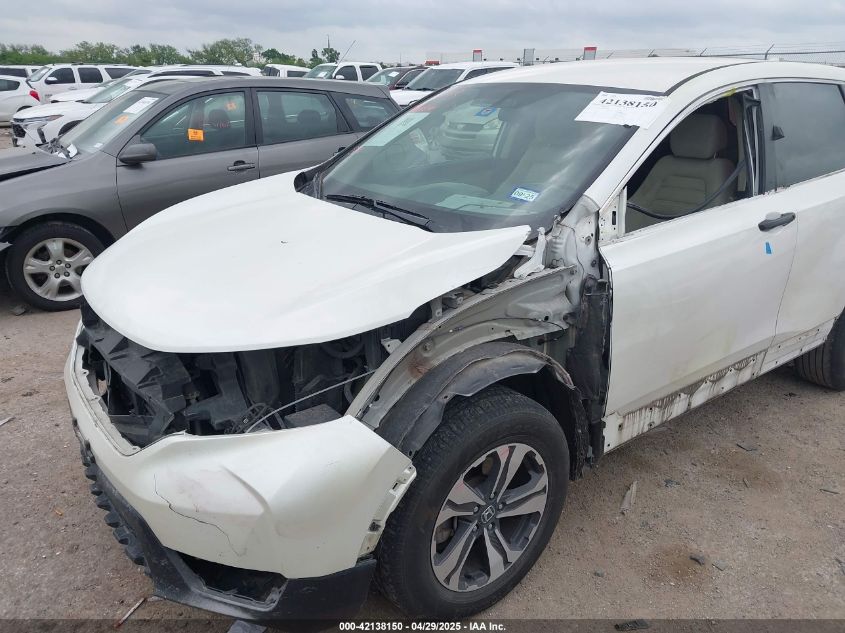 2017 Honda Cr-V Lx VIN: 5J6RW5H33HL005554 Lot: 42138150