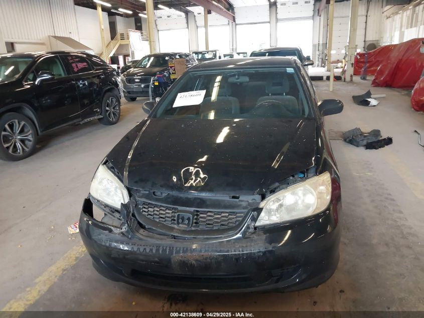 2005 Honda Civic Vp VIN: 01HGEM22175L07990 Lot: 42138609