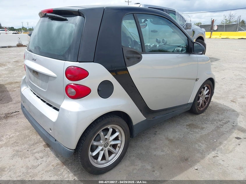 2008 SMART FORTWO VIN: WMEEJ31X18K191722