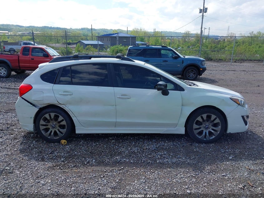 2016 SUBARU IMPREZA VIN: JF1GPAP61G9278685