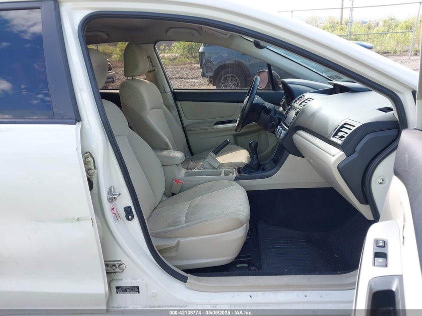 2016 SUBARU IMPREZA VIN: JF1GPAP61G9278685