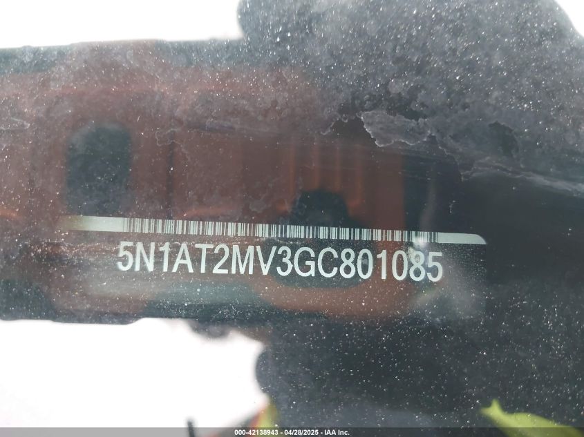 2017 Nissan Rogue S VIN: 5N1AT2MT1HC778406 Lot: 42138943