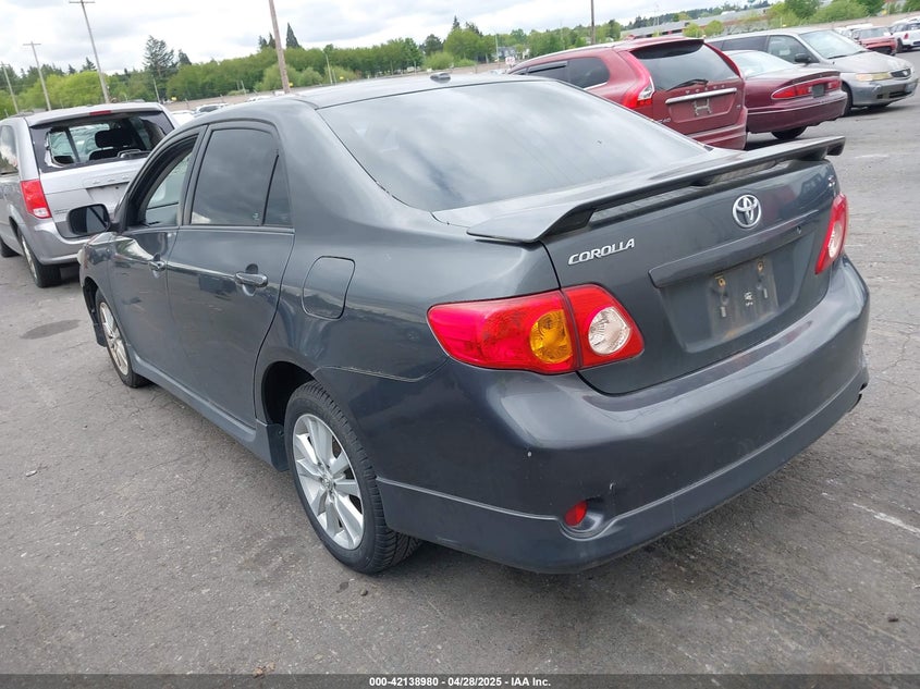 2009 TOYOTA COROLLA VIN: 1NXBU40E39Z065572