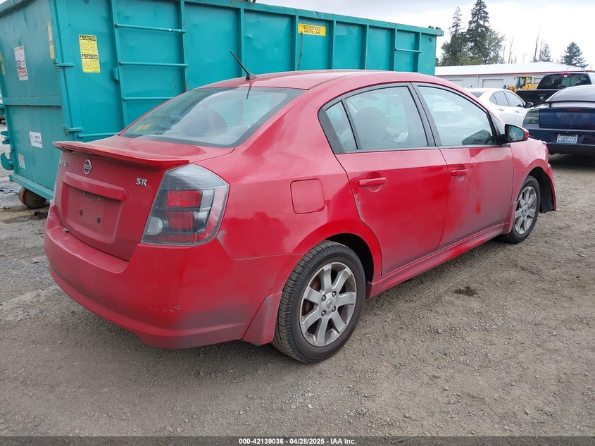 2012 NISSAN SENTRA VIN: 3N1AB6AP1CL673659