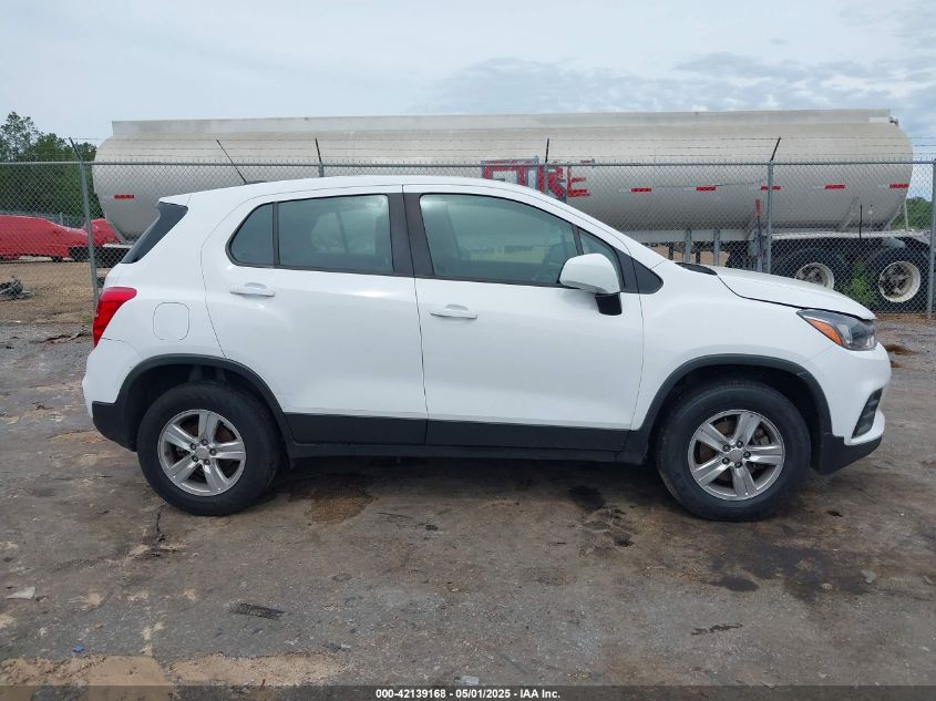 2019 Chevrolet Trax Ls VIN: 3GNCJNSB1KL290607 Lot: 42139168
