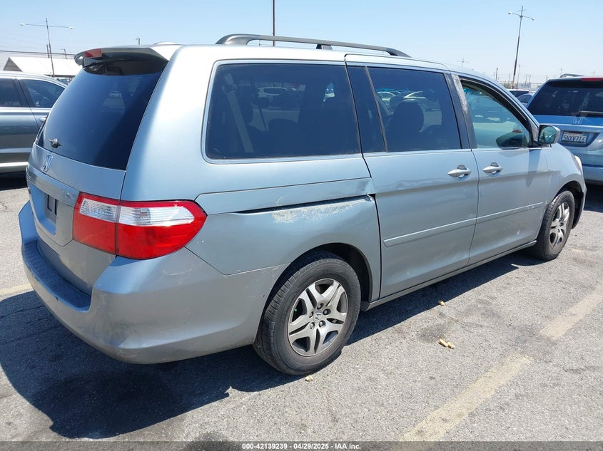 2007 HONDA ODYSSEY VIN: 5FNRL38777B016421