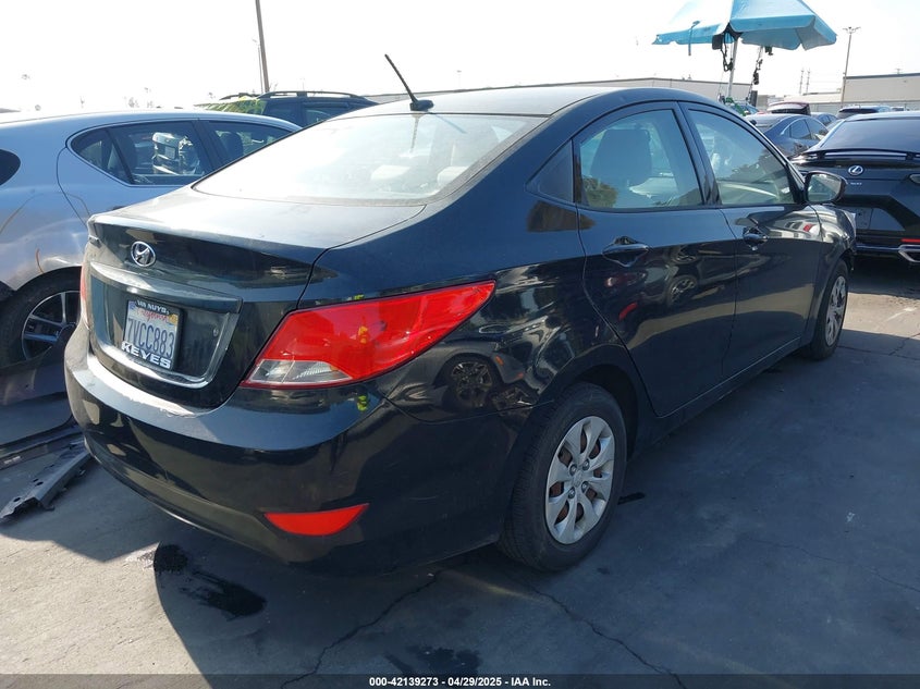 2016 HYUNDAI ACCENT VIN: KMHCT4AEXGU050845