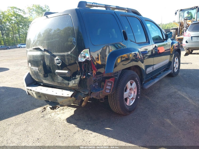 2006 NISSAN XTERRA VIN: 5N1AN08U06C540223