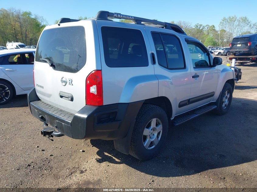 2008 NISSAN XTERRA VIN: 5N1AN08W38C524599