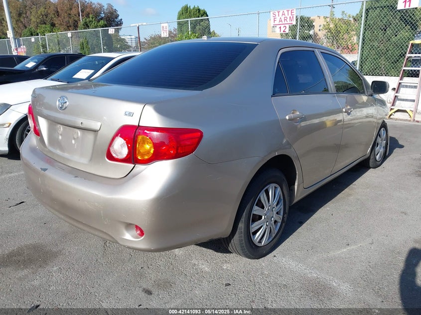 2009 TOYO COROLLA LE AUTOMATIC VIN: 1NXBU40E09Z143600
