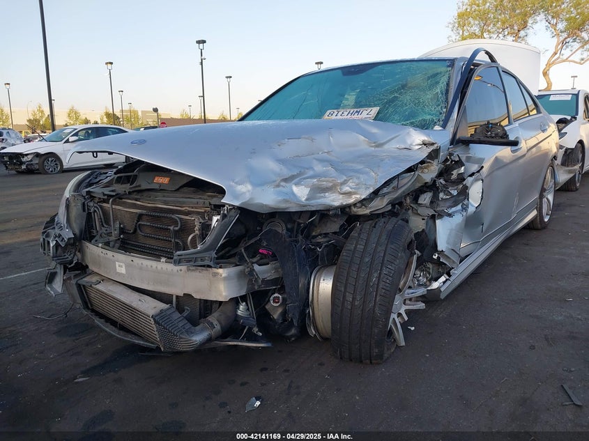 2012 MERCEDES-BENZ C CLASS VIN: WDDGF4HB1CA622654