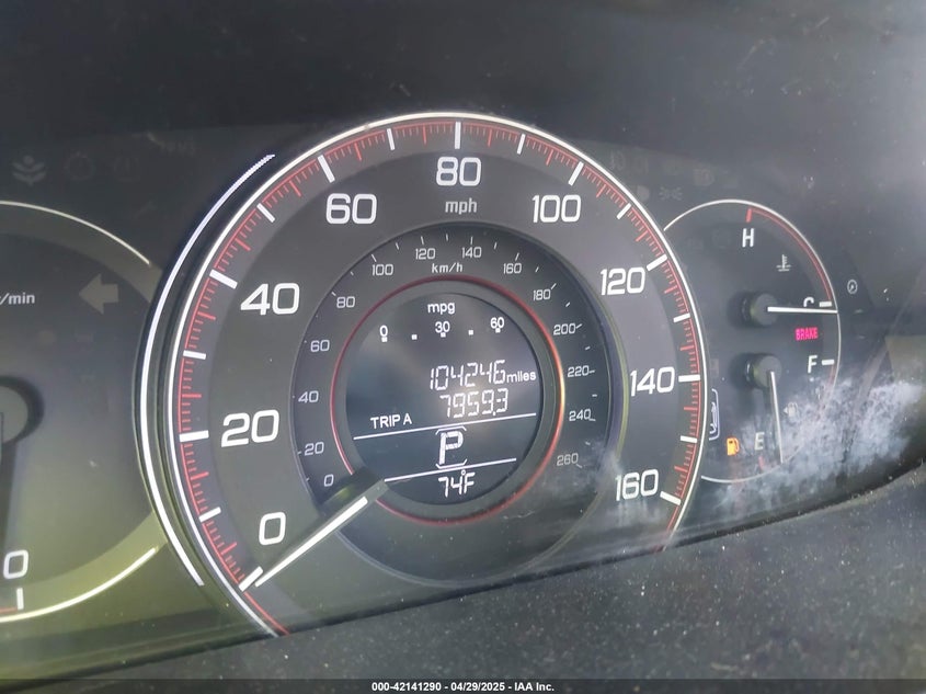 2013 HONDA ACCORD VIN: 1HGCR2F54DA152513