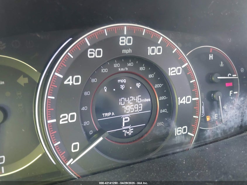 2013 HONDA ACCORD VIN: 1HGCR2F54DA152513
