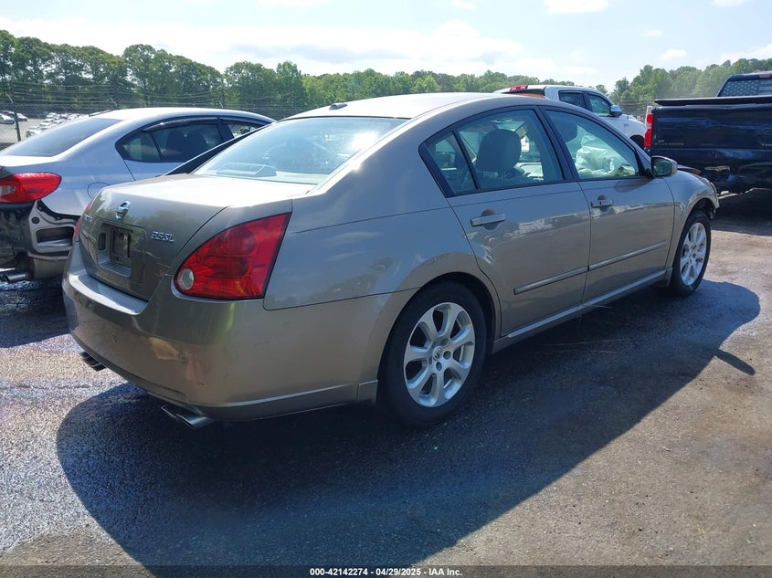 2008 NISSAN MAXIMA VIN: 1N4BA41E08C801728