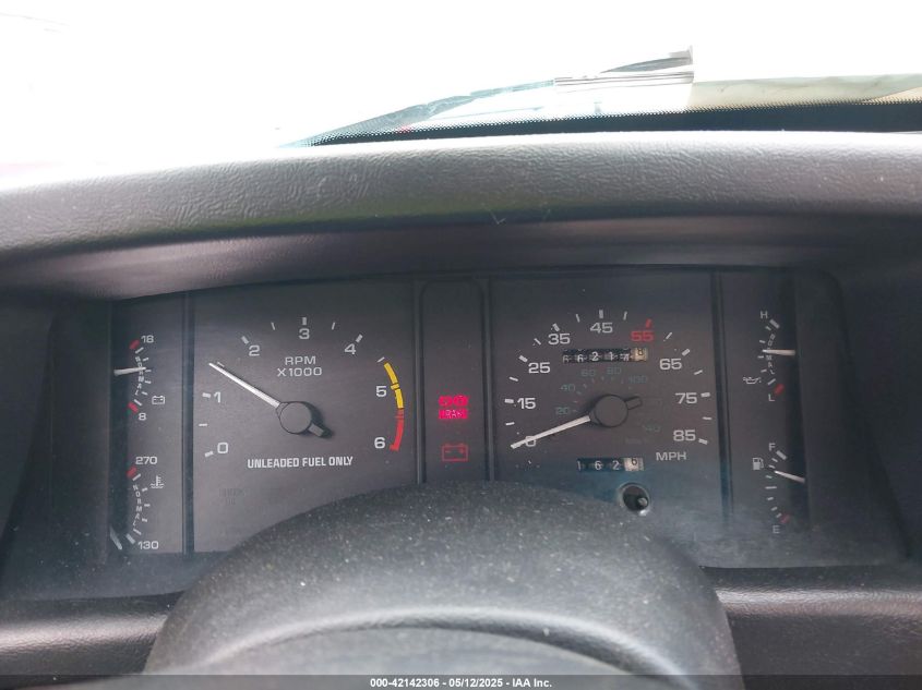 1993 Ford Mustang Lx VIN: 1FACP41M3PF126321 Lot: 42142306