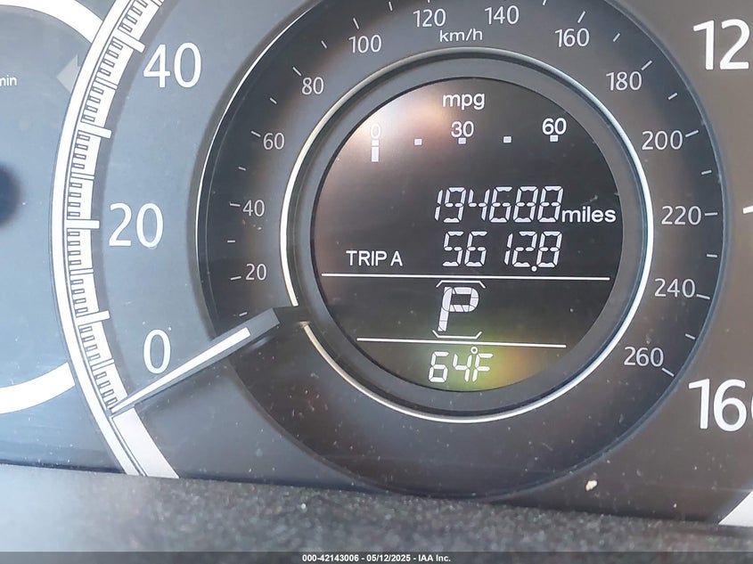 2013 HONDA ACCORD VIN: 1HGCR2F37DA071522