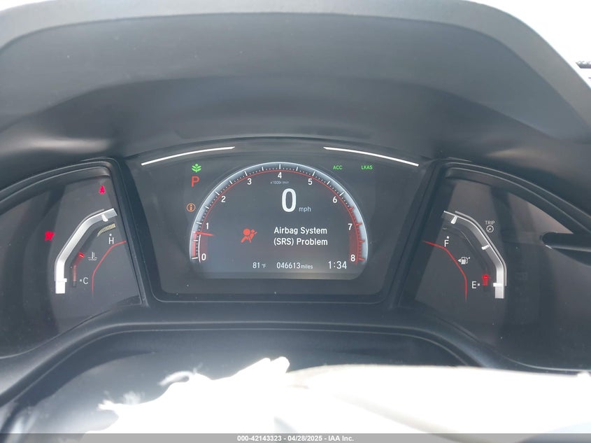 2021 HONDA CIVIC VIN: SHHFK7H41MU215641