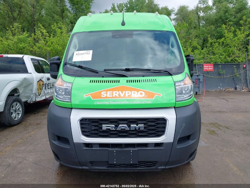 2022 Ram Promaster 3500 Cargo Van High Roof 159 Wb Ext VIN: 3C6MRVJG5NE114565 Lot: 42143752