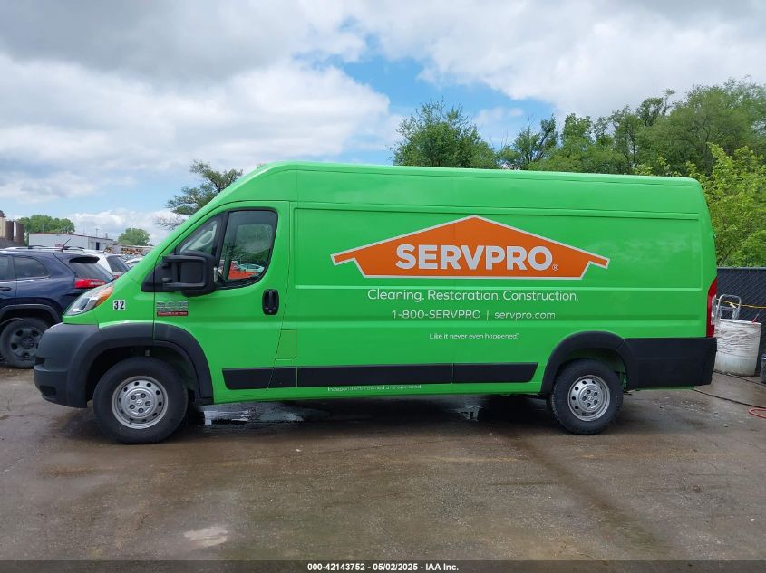 2022 Ram Promaster 3500 Cargo Van High Roof 159 Wb Ext VIN: 3C6MRVJG5NE114565 Lot: 42143752