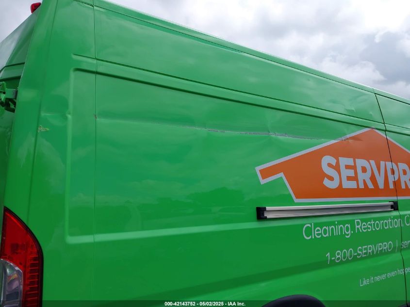 2022 Ram Promaster 3500 Cargo Van High Roof 159 Wb Ext VIN: 3C6MRVJG5NE114565 Lot: 42143752