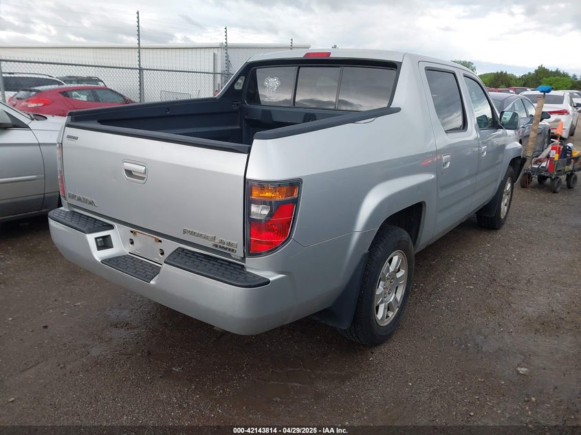 2008 HONDA RIDGELINE VIN: 2HJYK16458H525443