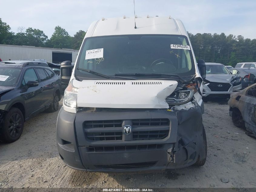 2017 Ram Promaster 2500 Window Van High Roof 159 Wb VIN: 3C6TRVPG7HE529801 Lot: 42143927