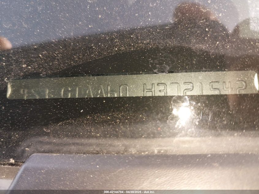 2017 Subaru Impreza 2.0I VIN: 4S3GTAA60H3721542 Lot: 42144784