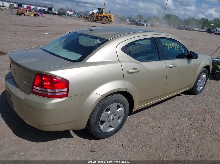 2010 DODGE AVENGER VIN: 1B3CC4FB4AN198219