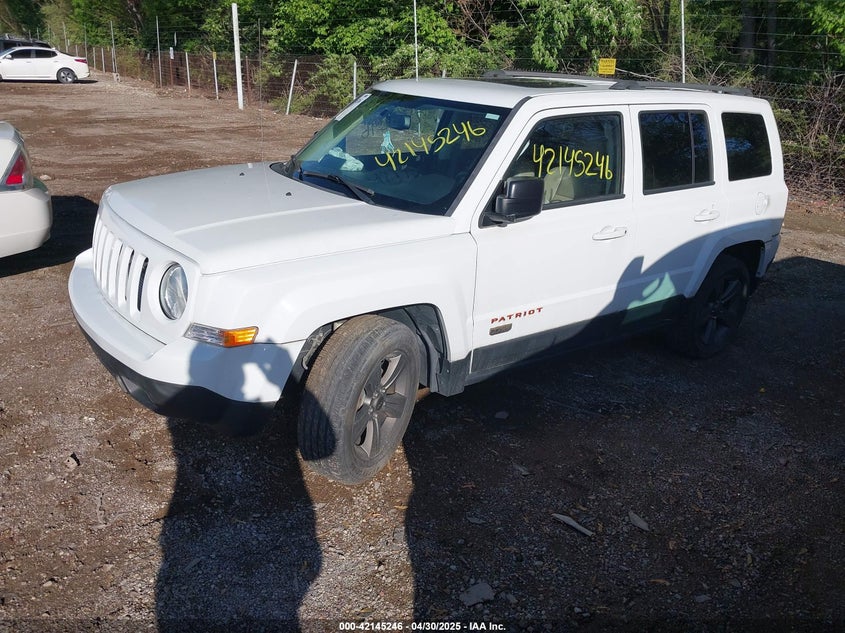 2016 JEEP PATRIOT VIN: 1C4NJPBBXGD726882