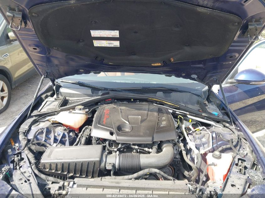 2018 Alfa Romeo Giulia Ti Lusso Awd VIN: ZARFAEEN5J7580384 Lot: 42145472