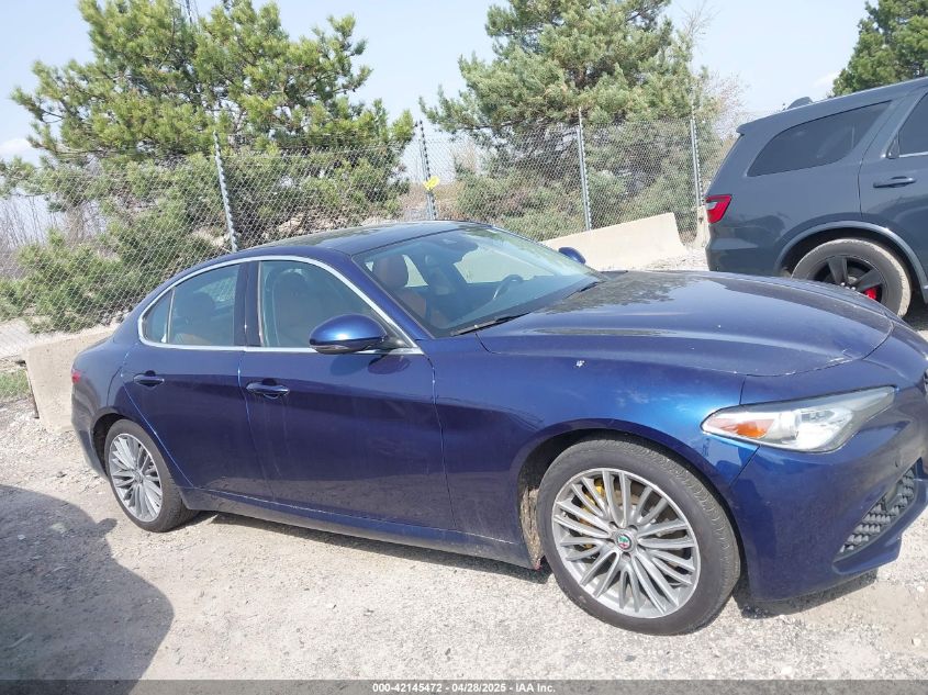 2018 Alfa Romeo Giulia Ti Lusso Awd VIN: ZARFAEEN5J7580384 Lot: 42145472