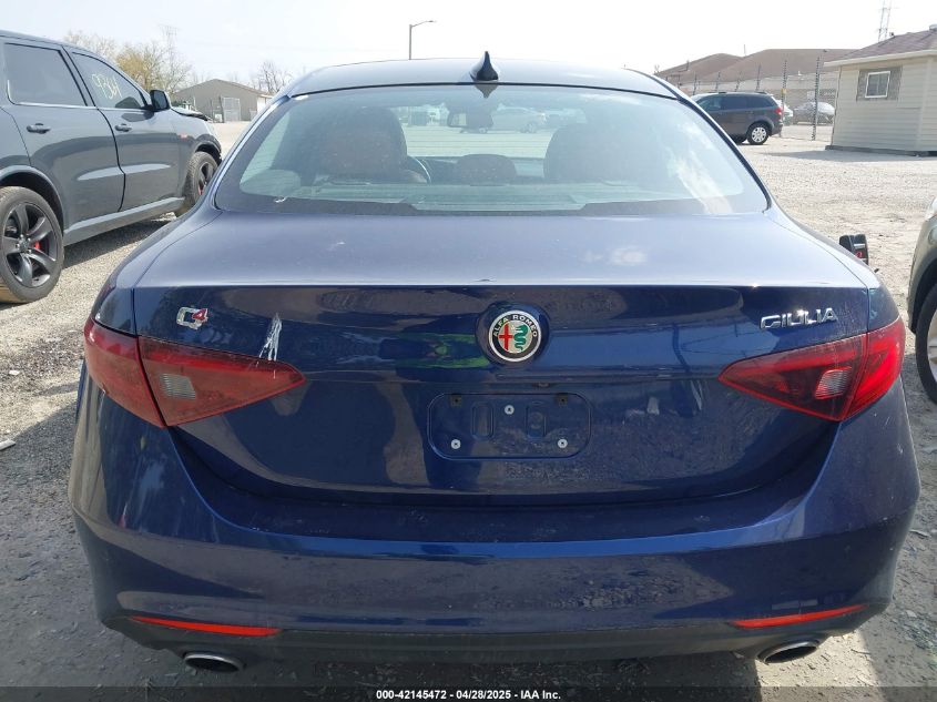 2018 Alfa Romeo Giulia Ti Lusso Awd VIN: ZARFAEEN5J7580384 Lot: 42145472