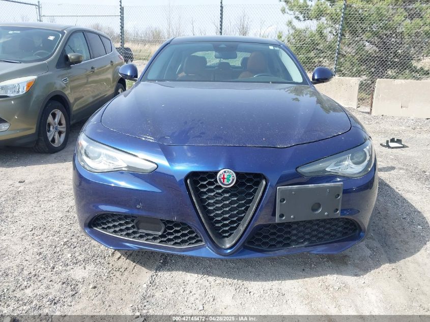 2018 Alfa Romeo Giulia Ti Lusso Awd VIN: ZARFAEEN5J7580384 Lot: 42145472