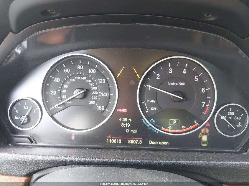2013 BMW 335I VIN: WBA3B9C58DJ437096