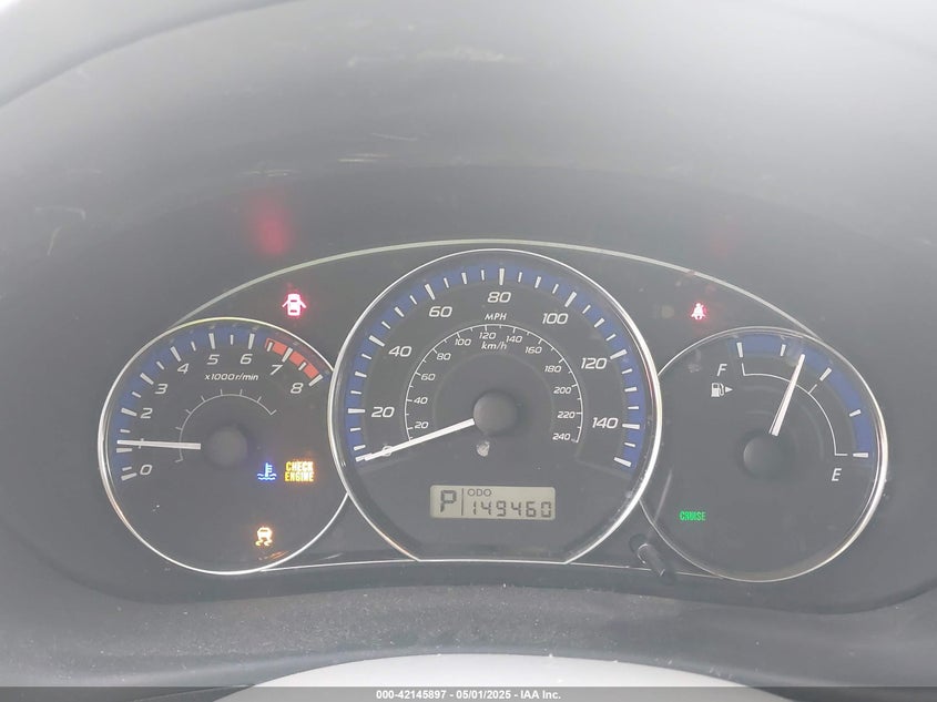 2012 SUBARU FORESTER VIN: JF2SHBCC9CH404876