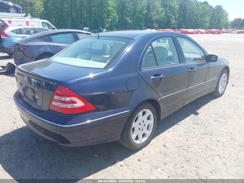 2006 MERCEDES-BENZ C 280 VIN: WDBRF54J76A869895