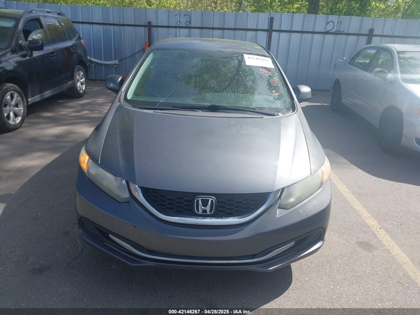 2013 HONDA CIVIC VIN: 19XFB2E52DE056295