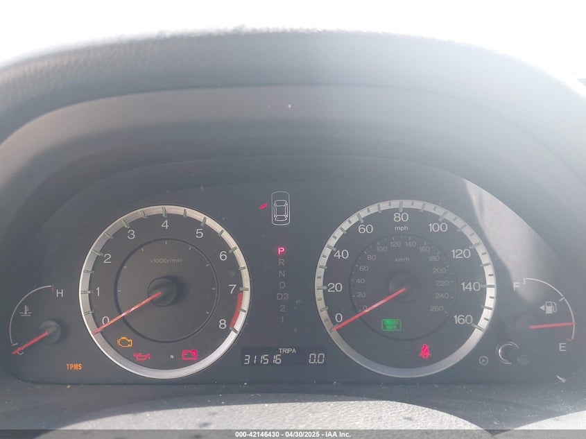 2009 HONDA ACCORD VIN: 1HGCP26879A143313