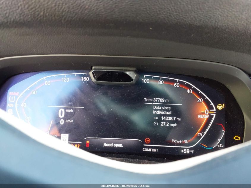 2021 BMW X5 Sdrive40I VIN: 5UXCR4C02M9H56406 Lot: 42146537