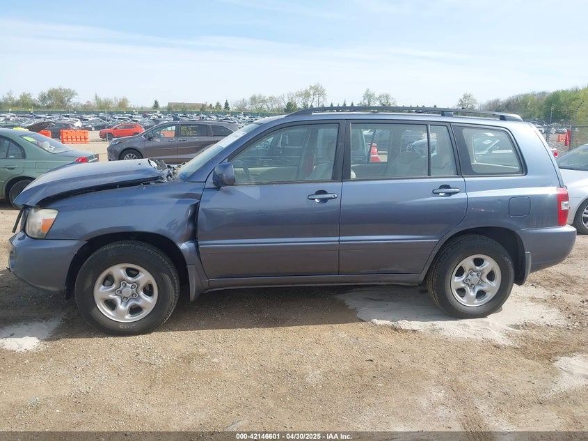2007 TOYOTA HIGHLANDER VIN: JTEHD21A970046538