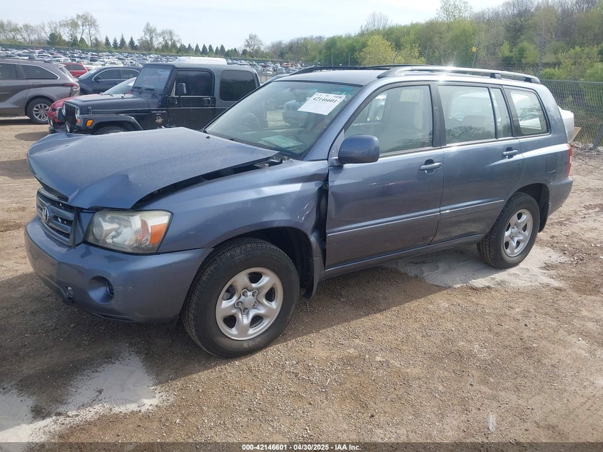 2007 TOYOTA HIGHLANDER VIN: JTEHD21A970046538