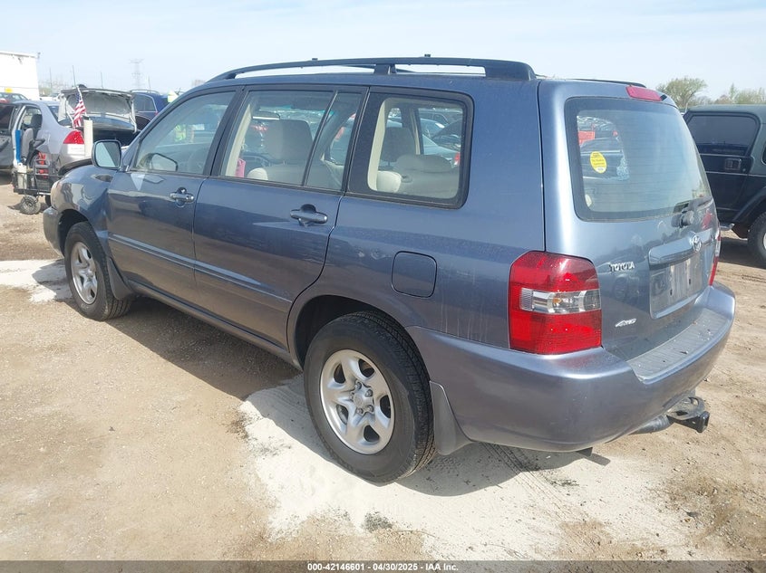 2007 TOYOTA HIGHLANDER VIN: JTEHD21A970046538