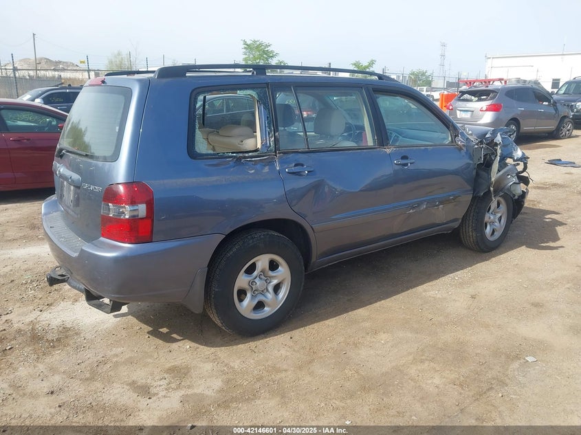 2007 TOYOTA HIGHLANDER VIN: JTEHD21A970046538