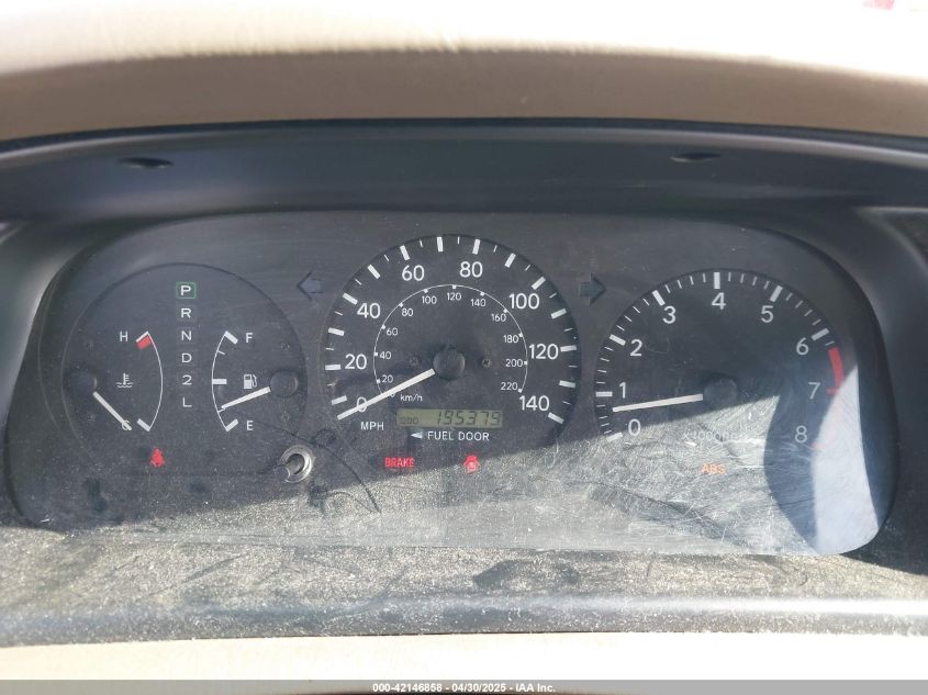 2000 Toyota Camry Le V6 VIN: JT2BF28K1Y0237397 Lot: 42146858