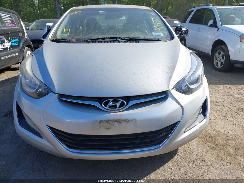 2016 HYUNDAI ELANTRA VIN: 5NPDH4AE0GH675873