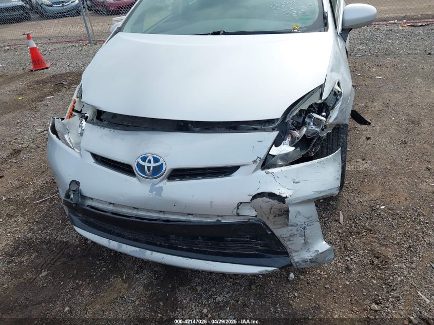 2012 Toyota Prius Two VIN: JTDKN3DU3C5465355 Lot: 42147026