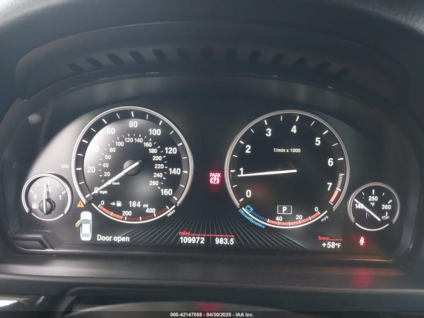 2016 BMW 528I VIN: WBA5A5C50GG347155