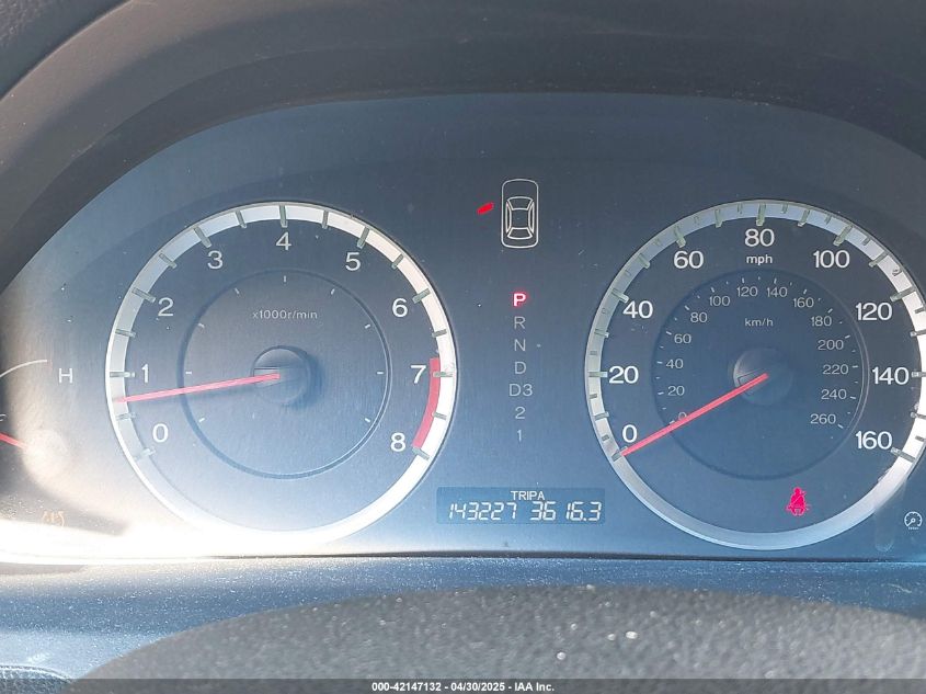 2009 Honda Accord 3.5 Ex-L VIN: 5KBCP36849B001224 Lot: 42147132