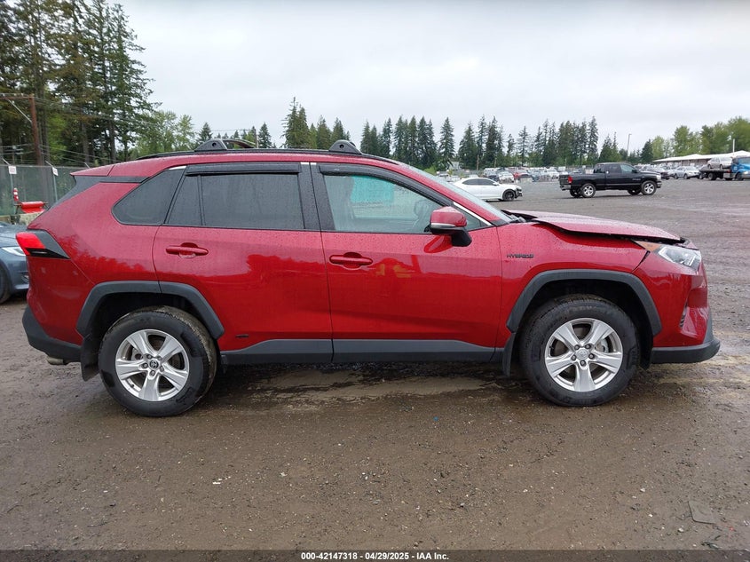 VIN 4T3RWRFV3MU036375 2021 TOYOTA RAV4 HYBRID XLE