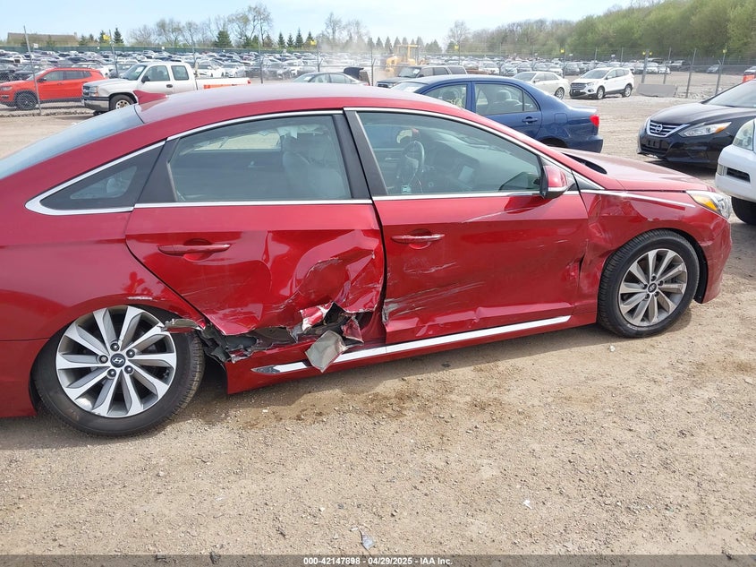 2016 HYUNDAI SONATA VIN: 5NPE34AFXGH351356